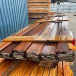 Ca. 33x Thermo Ayous Planken Geschaafd, 18x143mm, lengte 395cm